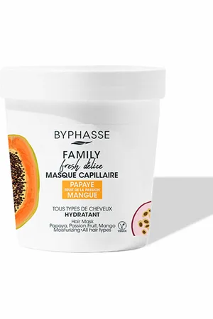 Byphasse Mascarilla Hidratante Family Fresh Delice Mango Fruta de la Pasión Papaya (250 ml)