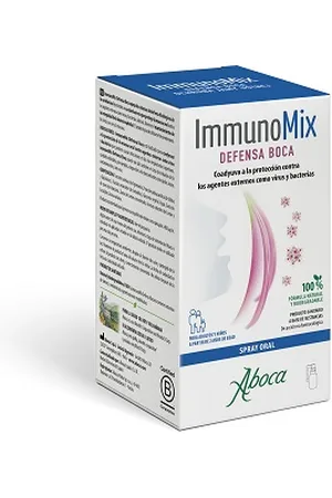 Aboca Defensa Oral Immunomix Spray Bucal 30ml - Protección Contra Virus y Bacterias - Apoya Sistemas de Defensa