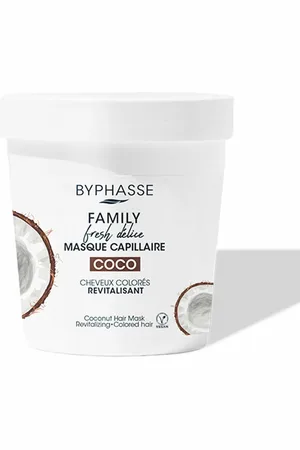 Byphasse Mascarilla Revitalizante Family Fresh Delice Coco cabellos coloreados (250 ml)