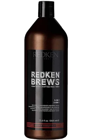 Redken Champú Acondicionador 3 en 1 Brews 1000 ml