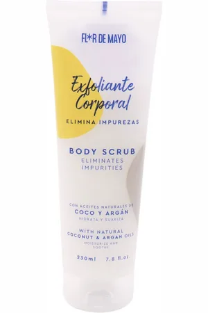 Flor De Mayo | EXFOLIANTE CORPORAL argán y coco 230 ml | Cosmética Corporal |