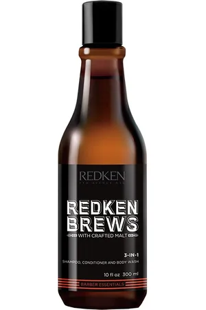 Redken Brews champú 3 en 1 300 ml, champú, acondicionador y gel de cuerpo 3 en 1. Belleza y cuidado de tu cabello y tu piel con .