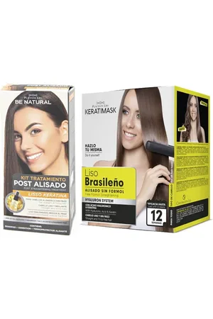 Be Natural Pack Alisado Brasileño Keratimask + Post Alisado