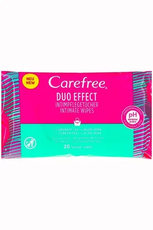 Carefree Duo Effect Toallitas Intimas 20u