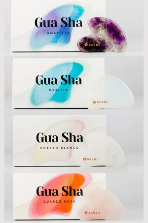 Banbu Gua Sha piedra de masaje facial Amatista