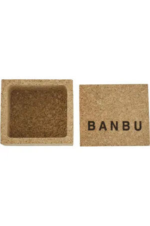 Banbu Jabonera Caja de Corcho para cosméticos Sólidos