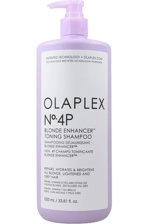 Olaplex Blonde enhancer toning nº 4p champú 1000 ml, champú violeta para cabellos rubios.