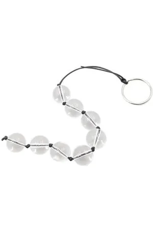 NoBrand Cadena Anal con Bolas de Cristal