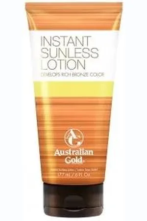 Australian Gold SUNLESS INSTANT rich bronze color lotion 177 ml