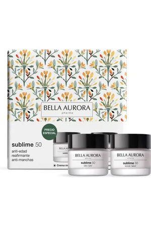 Bella Aurora Pack Sublime 50, Crema Multiacción Día 50ml + Crema Reafirmante Noche 50ml, Tratamiento Antiedad, +50 Años, Efecto Lifting, Unifica Tono y Aporta Luminosidad, Cuidado Intensivo
