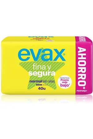 EVAX Compresas Fina y Segura sin Alas