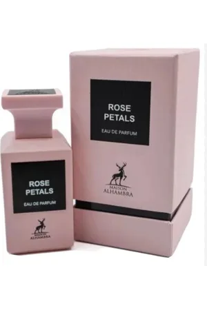 Lattafa ROSE PETALS MAISON ALHAMBRA PERFUME ARABE ORIGINAL EMRIATOS ARABES UNIDOS 80ML