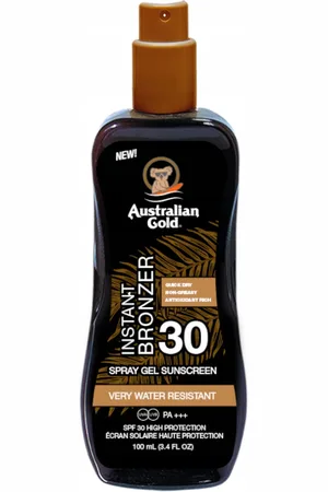 Australian Gold Protector Solar en Spray Gel con Activo Bronceador - FPS 30 100ml