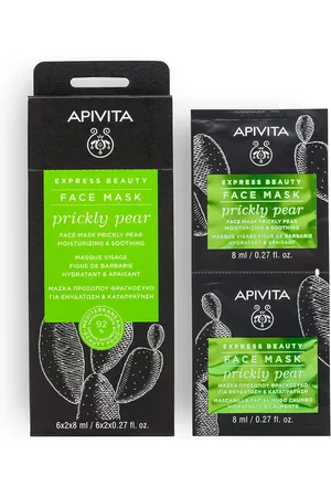 APIVITA | EXPRESS BEAUTY mascarilla hidratante calmante con higo chumbo 2 x 8 ml | Cosmética Facial | Mujer | EN