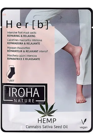 Iroha by TENGA | CANNABIS foot mask socks repairing & relaxing 2 u | Cosmética Corporal | Mujer | EN