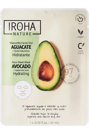 Iroha by TENGA | NATURE MASK avocado + hyaluronic acid 1 u | Cosmética Facial | Mujer | EN
