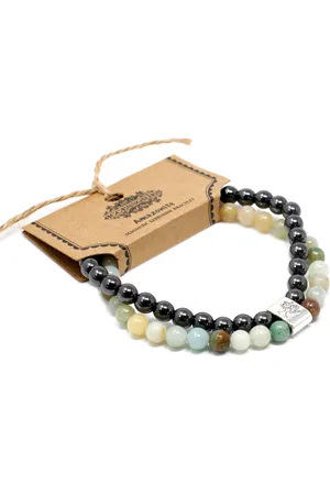 NoBrand Pulsera de Piedras Preciosas Magnéticas - Amazonite