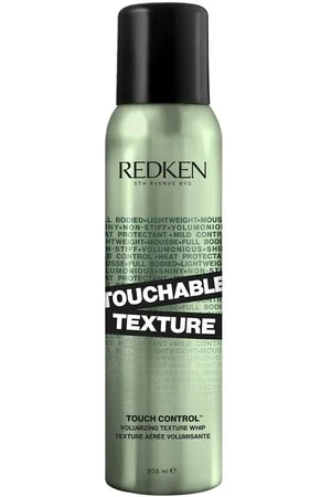 Redken Styling | Espuma texturizante y voluminizadora para volumen y brillo de larga duración, Fijación flexible, TOUCHABLE TEXTURE 200ml