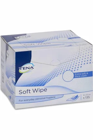 TENA Soft Wipe Toallitas Limpiadoras, 135 Uds