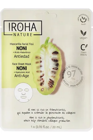 Iroha by TENGA | NATURE MASK noni + hyaluronic acid 1 u | Cosmética Facial | Mujer | EN