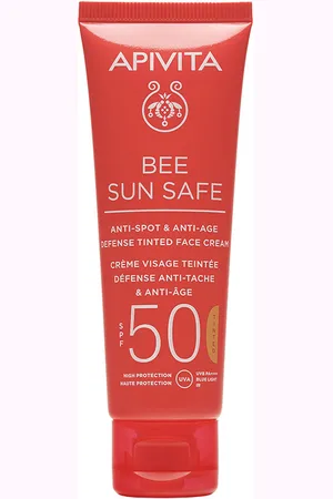 APIVITA | BEE SUN SAFE crema antimanchas y antiedad SPF50+ con color 50 ml | Solar | Mujer | EN