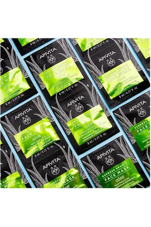 APIVITA Express Beauty Mascarilla Hidratante Refrescante Con Aloe 2 X 8 Ml