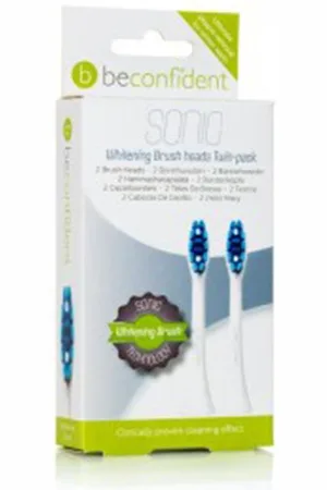 Beconfident Sonic Toothbrush Heads Whitening White Lote 2 Pz