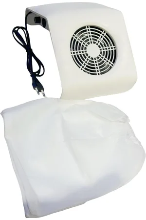 NoBrand ASPIRADORES DE POLVO PARA UÑAS,SUCCION COLECTOR DE POLVO,APARATOS ELECTRICOS PROFESIONAL PARA MANICURA Y PEDICURA .ASPIRADORA PORTATIL 30W,CON 2 BOLSAS RECAMBIA DE POLVO