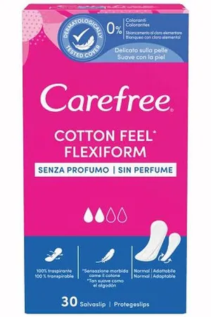 NoBrand Carefree Protegeslip Cotton Flexiform Sin Fragancia 30 Uds