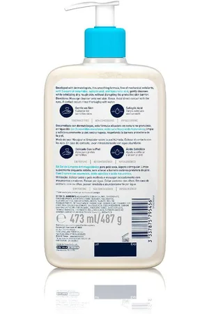 Cerave Sa Smoothing Cleanser For Dry, Rough, Bumpy Skin 473 Ml