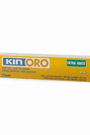 Kin Oro Crema Fijadora Para Prótesis Dentales 75 Ml