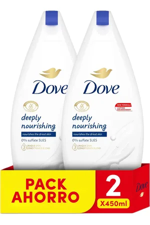 Dove Gel De Ducha Hidratación Profunda 450ML X2 Total 900 ML Gel De Ducha Hidratante【ROUA】