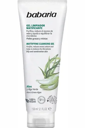 Babaria Aloe Vera Gel Limpiador Facial Matificante 150 Ml