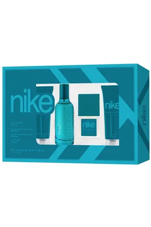Nike Estuche Turquoise Vibes Man 1 uds Estuche EDT 100ml+EDT 30ml+After Shave 75ml+Shower Gel 75ml