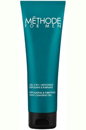 Jeanne Piaubert MÉTHODE FOR MEN Gel 3en1 Nettoyant Exfoliant&Purifiant 125 ml