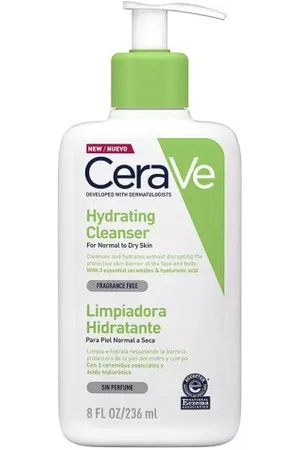 Cerave Hydrating Cleanser For Normal To Dry Skin 236 Ml Mujer