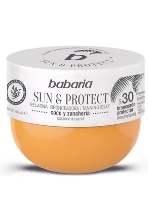 Babaria Sun & Protect Gelatina Coco y Zanahoria SPF 30 300 ml Gelatina Protectora Solar