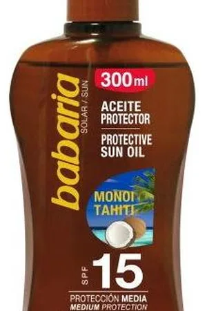 Babaria Aceite Protector SPF 15 300 ml Acelerador de Bronceado