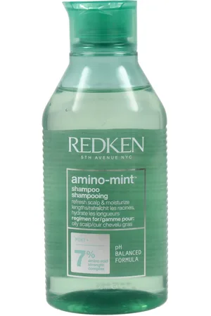 Redken Amino mint champú 300 ml, ideal para raíces grasas y largos sensibilizados. Belleza y cuidado de tu cabello y tu piel con .
