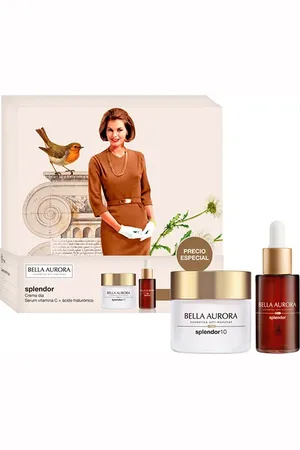 Bella Aurora Pack Splendor | 1UD Crema anti-edad día + sérum iluminador 【ROUA】