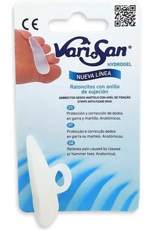 NoBrand Ratoncito Varis Anillo Hydrogel Protección y Corrección de Dedos Garra Martillo - Anatómicos - Talla Grande - Pie Derecho