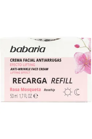 Babaria ROSA MOSQUETA CREMA FACIAL ANTI-ARRUGAS VEGANO RELLENO 50ML