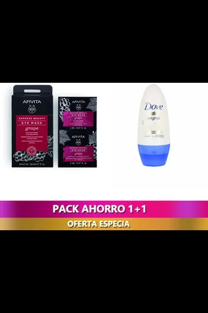 APIVITA | EXPRESS BEAUTY mascarilla para el contorno de ojos con uva 2 x 8 ml | Cosmética Facial | Mujer | EN