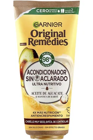 Garnier ORIGINAL REMEDIES AGUACATE Y KERITÉ acondicionador sin aclar