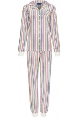 NoBrand Pastunette Pijama Mujer-Abierto-Rayas-Pastunette LEVEL ELEVEN