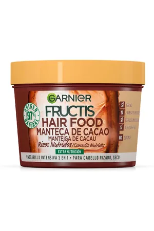 Garnier FRUCTIS HAIR FOOD manteca de cacao mascarilla rizos nutridos 390 ml