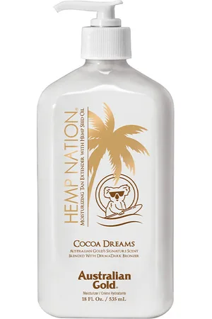 Australian Gold HEMP NATION COCOA moisturizer tan extender 535 ml