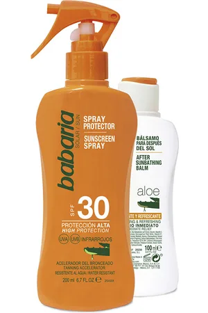 Babaria SOLAR ALOE VERA SPF30 PISTOLA LOTE 2 pz