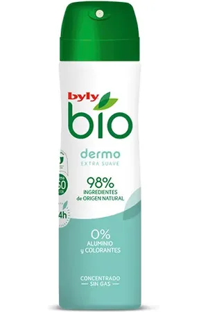 Byly Bio desodorante concentrado sin gas Dermo extra suave 0% aluminio ni colorantes spray 75 ml 【ROUA】
