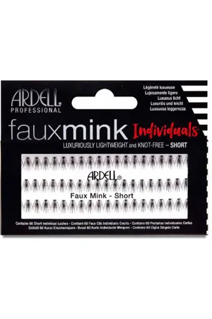 Ardell FAUX MINK pestañas individuales negras #short 1 u